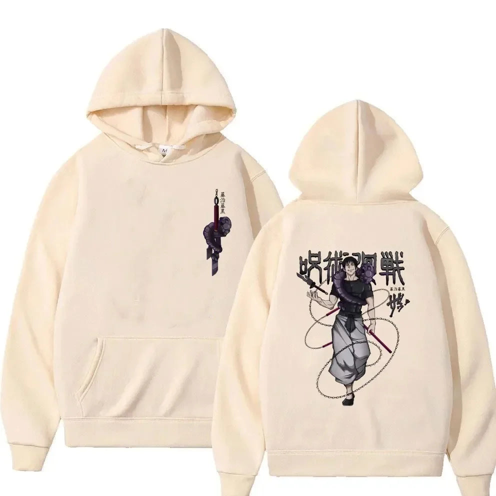 Japanese Anime Family Hoodies Jujutsu Kaisen Fushiguro Toji Graphic Male Fashion Manga Streetwear Men Women  Sweatshirt - Jujutsu Kaisen Merch - Free Shipping Buy Now