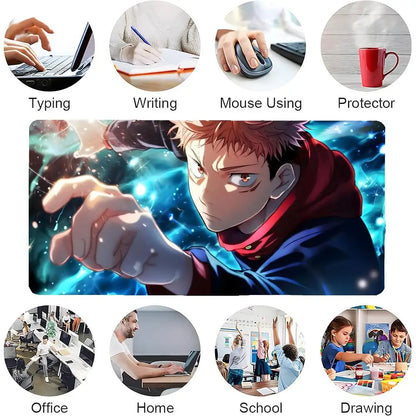 Jujutsu Kaisen Itadori Yuji Mouse Pad Mousepad Large Gaming LockEdge Thickened Computer Keyboard Table Desk Mat