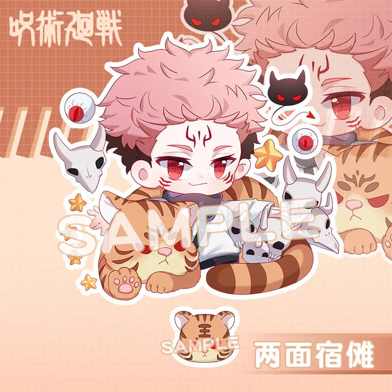 Jujutsu Kaisen – porte-clés en acrylique, figurines de dessin animé Gojo Satoru Geto Suguru Cosplay, Fushiguro Toji, personnage, pendentif décoratif