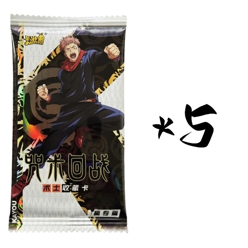 Original Box Hot Sell KAYOU Card Genuine Jujutsu Kaisen Anime Character Fashionable Collection Toy Itadori Yuji Satoru Gojo Gift