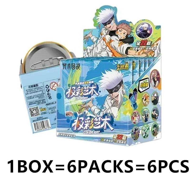 Genuine Jujutsu Kaisen Card Warlock Cards Gojo Satoru Fushiguro Megumi Itadori Yuji Cards Anime Peripheral Collection Cards Toy