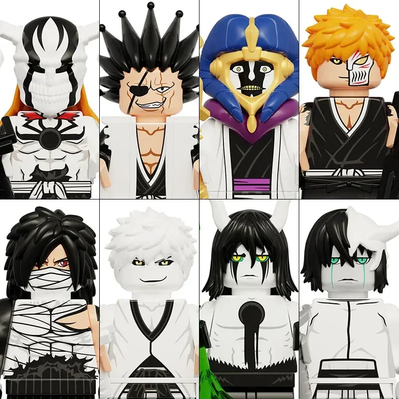 Jujutsu Kaisen Bleach Building Blocks Itadori Yuji Gojo Satoru Ryomen Sukuna Mini Action Figure Accessories Christmas Gifts