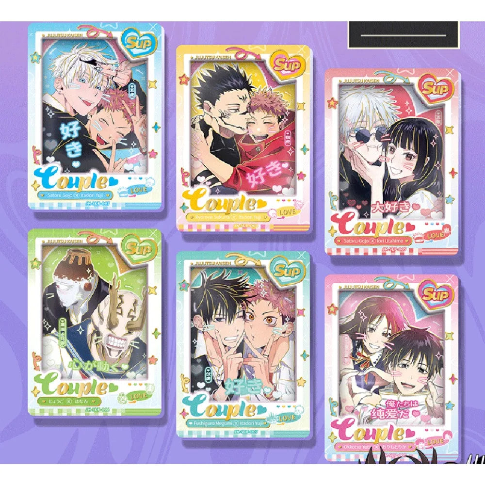 Cartes de collection Jujutsu Kaisen Fantasy Action Battle Anime Ryomen Sukuna Cartes de personnages Cadeaux de Noël préférés des enfants