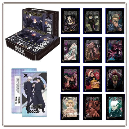 Original Jujutsu Kaisen Ryomen Sukuna Card Itadori Yuji Fushiguro Megumi Satoru Gojo Collectible Anime Cards Children Toy Gifts