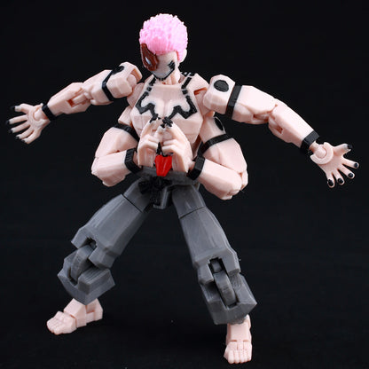 3d Printed Dummy13 Jujutsu Kaisen Ryomen Sukuna Action Figure Anime Model Toys Multi-Jointed Poseable Collectible Toy Gift - Jujutsu Kaisen Merch - Free Shipping Buy Now