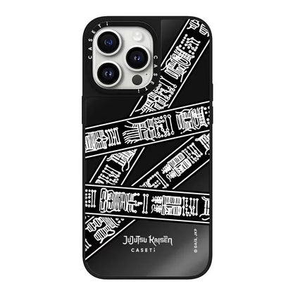 Coque de téléphone portable Jujutsu Kaisen pour iPhone 16 Pro Max, matériau miroir Apple, anti-chute, collection, cadeau d'anniversaire