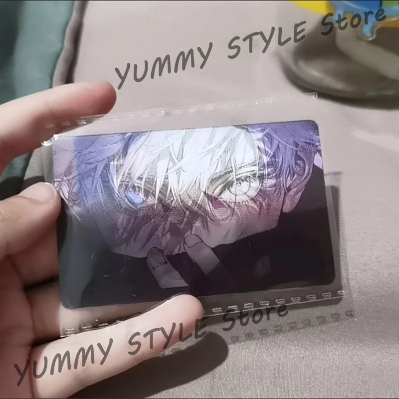  Latest Jujutsu Kaisen Gojo Satoru 3D Lenticular card with 6 Changing Versions Cool Anime Postcards Collectible Merch for Fans