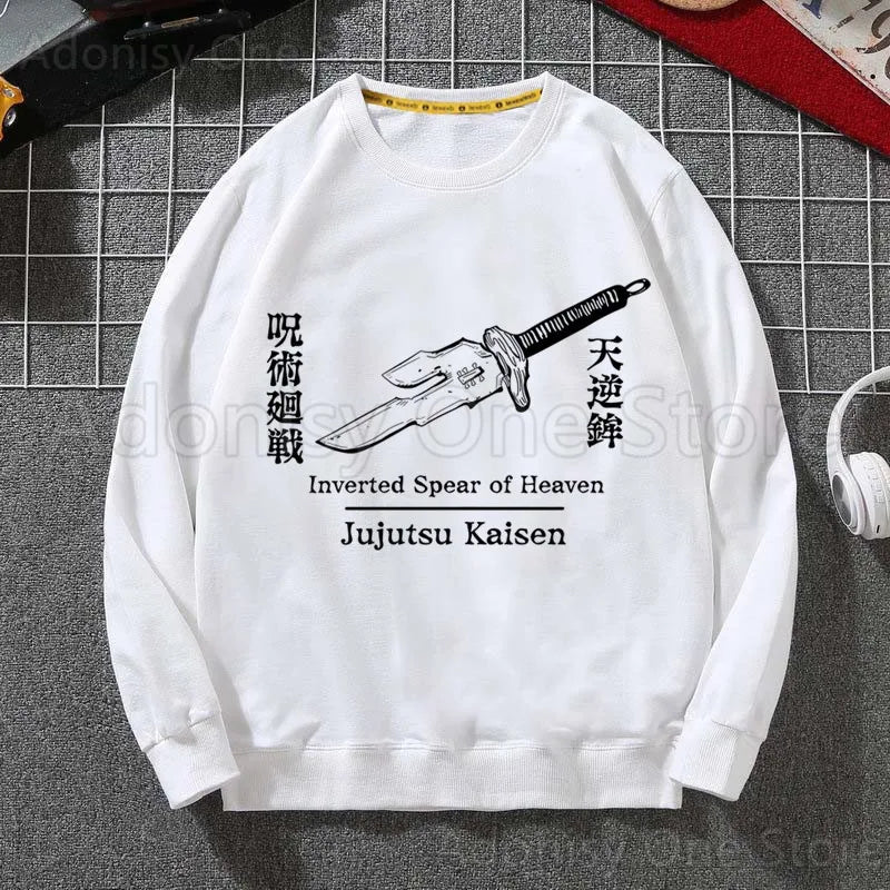 Toji Fushiguro Men Hoodie Autumn Hip Hop Streetwear Men Pullover Sweatshirts Hoodies Mens White Color Hoodie Male - Jujutsu Kaisen Merch - Free Shipping Buy Now