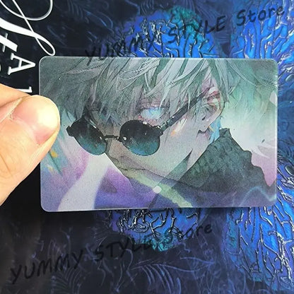  Latest Jujutsu Kaisen Gojo Satoru 3D Lenticular card with 6 Changing Versions Cool Anime Postcards Collectible Merch for Fans