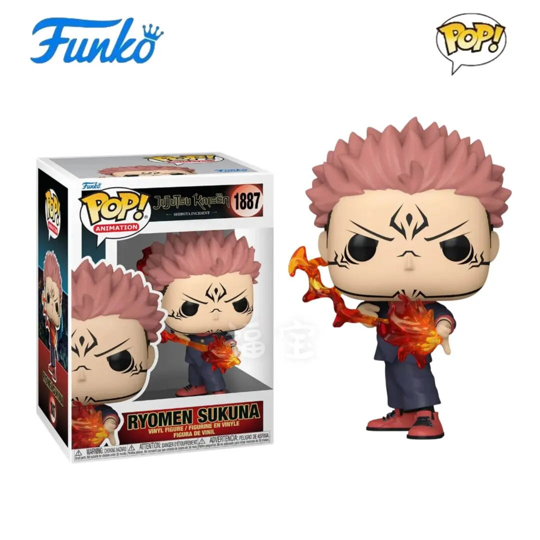 Funko Pop Genuine Jujutsu Kaisen Jujutsu Kaisen Peripheral Gojo Wuhu Stick Hishito Fushiguro Megumi Figure Boy Birthday Gift
