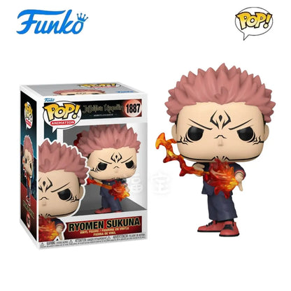 Funko Pop Genuine Jujutsu Kaisen Jujutsu Kaisen Peripheral Gojo Wuhu Stick Hishito Fushiguro Megumi Figure Boy Birthday Gift