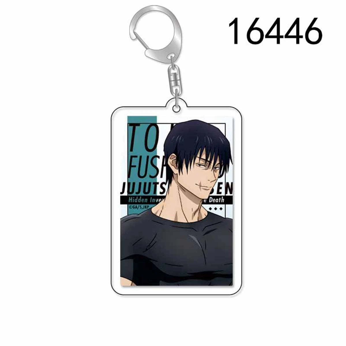 Porte-clés en acrylique Anime - Pendentif personnage de dessin animé Jujutsu Kaisen, adapté aux sacs et aux clés, cadeaux de cosplay, cadeau parfait pour les fans