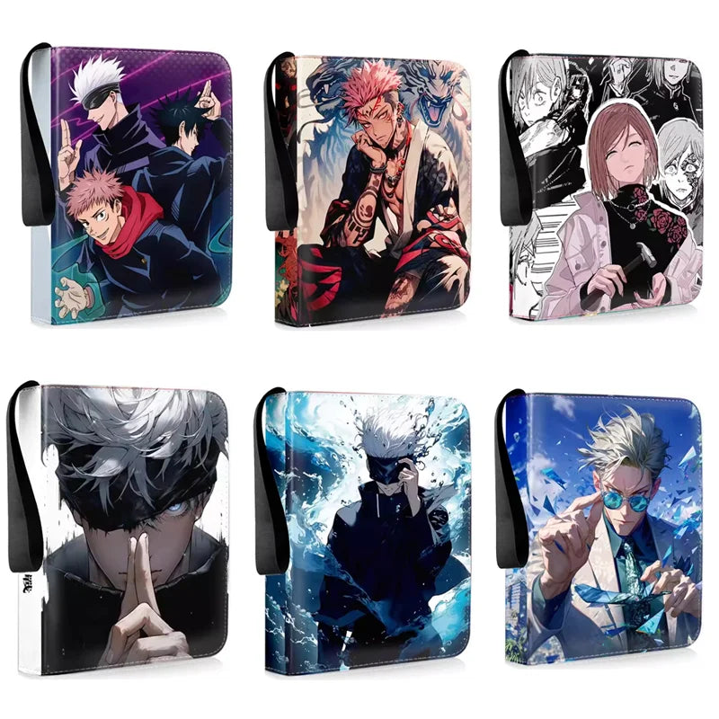Jujutsu Kaisen Anime Collection Card Album Book Folder Phantom Parade 900pcs Zipper Card Binder Holder Toy Gift