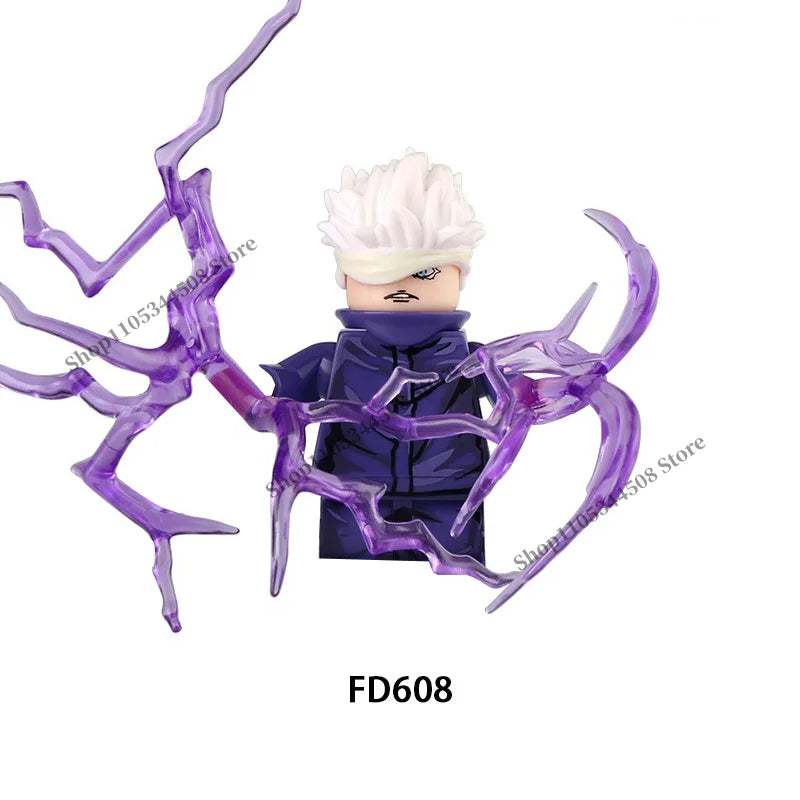 Jujutsu Kaisen MINI Puzzle Brick toys Makora Gojo Satoru Rogo Ryomen Sukuna Kugisaki Nobara Building Blocks Collection Gift