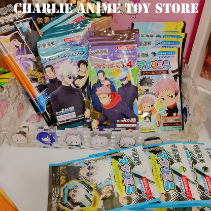 Newest Jujutsu Kaisen Collection Card Japanese Anime Figure Card Cosplay Bookmark Stickers Pendant Toys Fans Gift