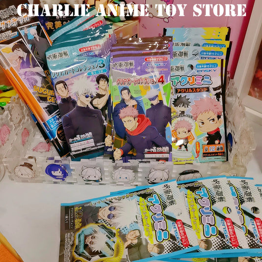 Newest Jujutsu Kaisen Collection Card Japanese Anime Figure Card Cosplay Bookmark Stickers Pendant Toys Fans Gift