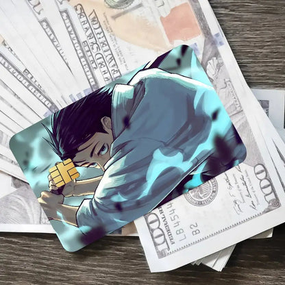 Cool Fashion Anime Popular Hot Top Jujutsu Kaisen Luxury Credit Card Film Debit Protect Bank Bus Card Sticker Skin