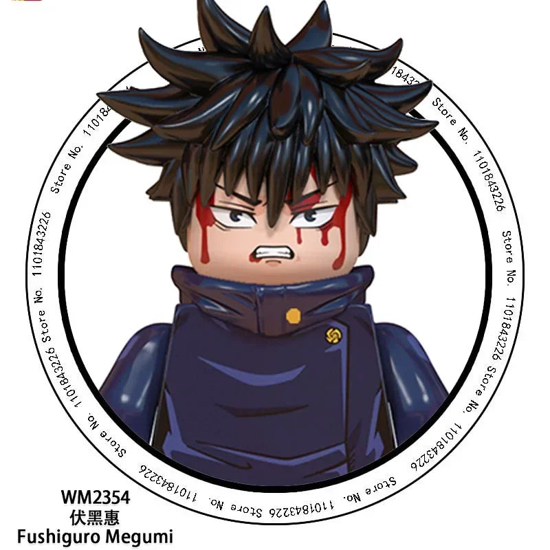 Jujutsu Kaisen Bleach Building Blocks Itadori Yuji Gojo Satoru Ryomen Sukuna Mini Action Figure Accessories Christmas Gifts