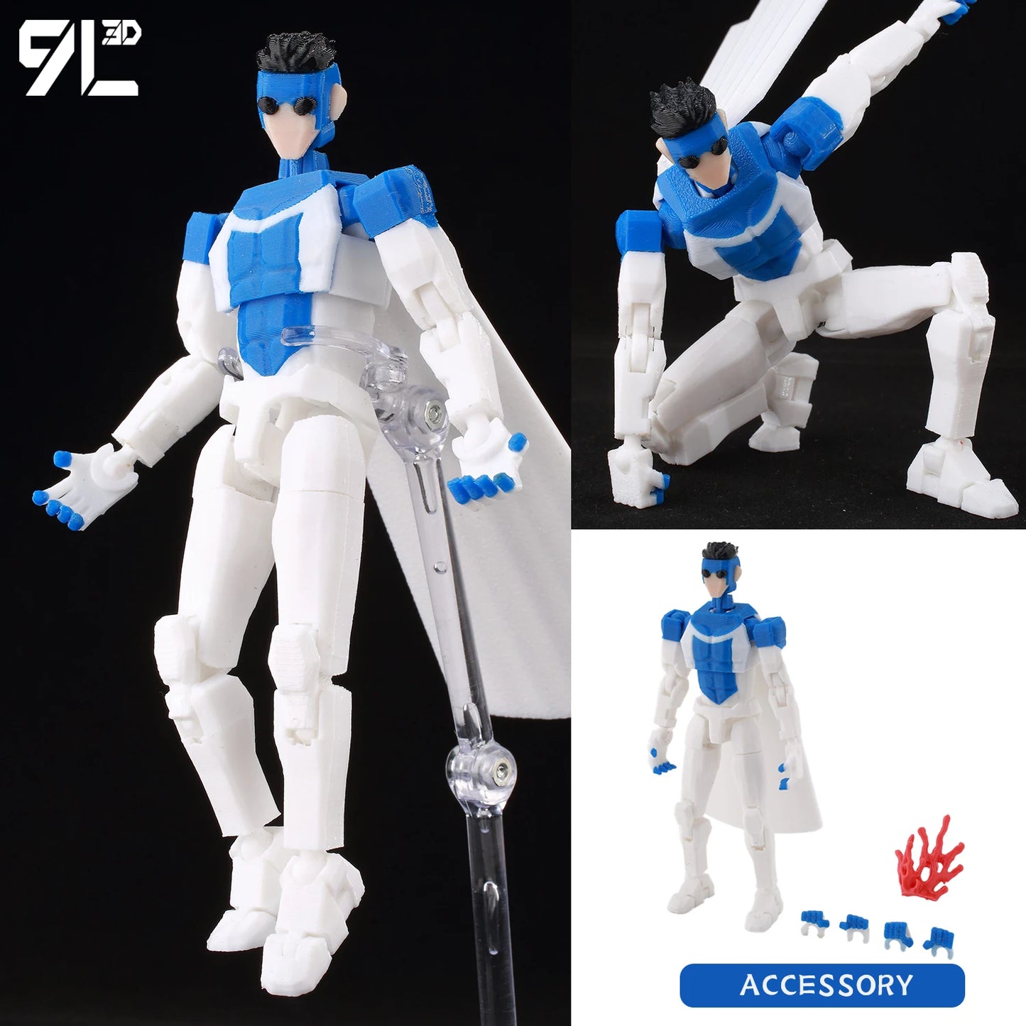 9L3D Printed Anime Naruto Jujutsu Kaisen One Piece Characters Lucky13 Dummy Action Figures Multi-Jointed T13 Mannequin Toys - Jujutsu Kaisen Merch - Free Shipping Buy Now