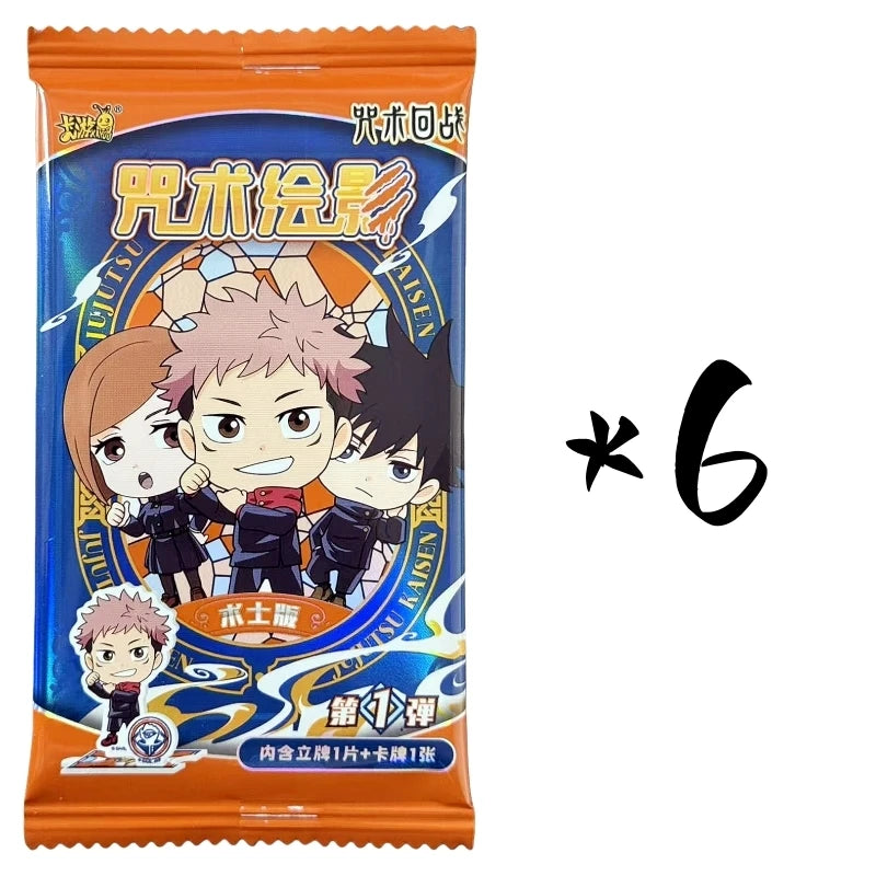 KAYOU Genuine Classic Anime Jujutsu Kaisen Ryomen Sukuna Itadori Yuji Gojo Satoru Character Collection Hobby Card Children Gift
