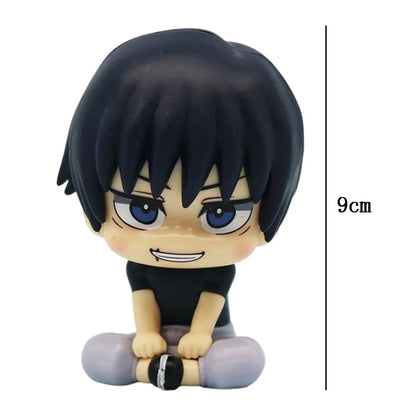 Anime Cute Fushiguro Toji Jujutsu Kaisen Figure Gojo Satoru Action Figure Q Version Doll Geto Suguru Statue 10cm PVC Model Toys - Jujutsu Kaisen Merch - Free Shipping Buy Now
