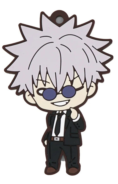 Jujutsu Kaisen Gojo Satoru Geto Suguru Yuji Nanami Kento Fushiguro Toji Choso porte-clés en caoutchouc ornement jouets Collection cadeau