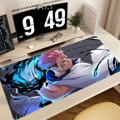Hot Anime Jujutsu Kaisen Large Mouse Pad Ryomen Sukuna MousePads Computer Gaming Peripheral Accessories Desk Mat XXL 40x90CM