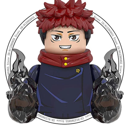WM6202 Jujutsu Kaisen Building Blocks Itadori Yuji Gojo Satoru Ryomen Mini Action Figure Accessories Christmas Gift for Kids - Jujutsu Kaisen Merch - Free Shipping Buy Now