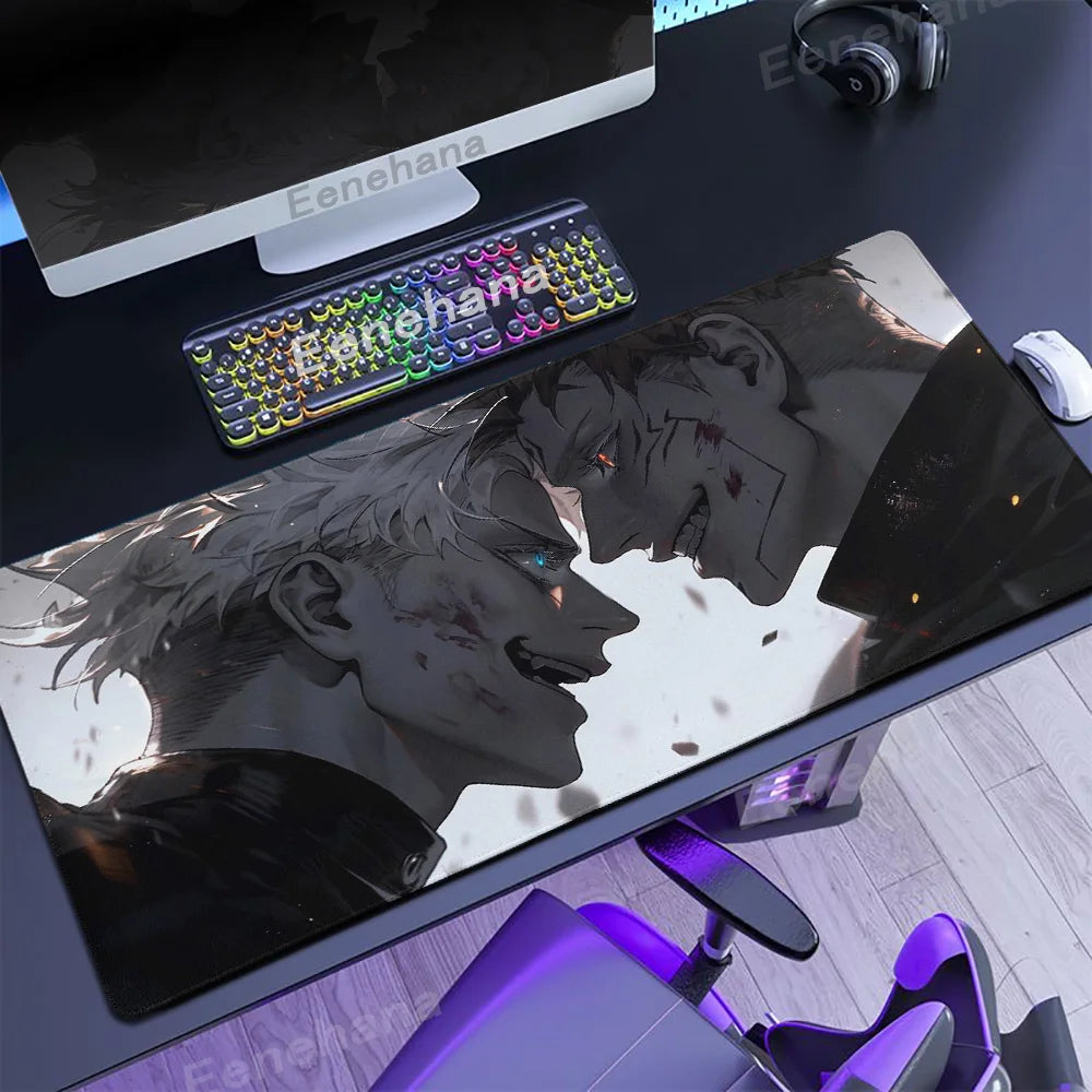 Hot Anime Jujutsu Kaisen Large 40x90CM Mouse Pad XXL Ryomen Sukuna MousePad handsome Computer Gaming laptop Accessories Desk Mat