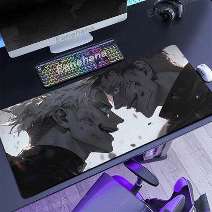 Hot Anime Jujutsu Kaisen Large 40x90CM Mouse Pad XXL Ryomen Sukuna MousePad handsome Computer Gaming laptop Accessories Desk Mat