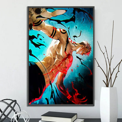 J-Jujutsu Self-adhesive Anime Poster Wall Home Decoration Gojo Satoru Painting Modern Itadori Yuji Bedroom Wallpaper Gift