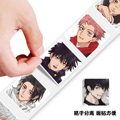 Lot de 500 autocollants Jujutsu Kaisen, personnages de dessin animé Kawaii, Gojo Satoru Itadori Yuji, image de tasse, coffre, autocollants décoratifs mignons
