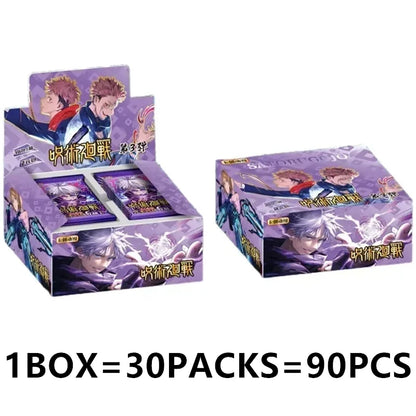 Genuine Jujutsu Kaisen Card Warlock Cards Gojo Satoru Fushiguro Megumi Itadori Yuji Cards Anime Peripheral Collection Cards Toy