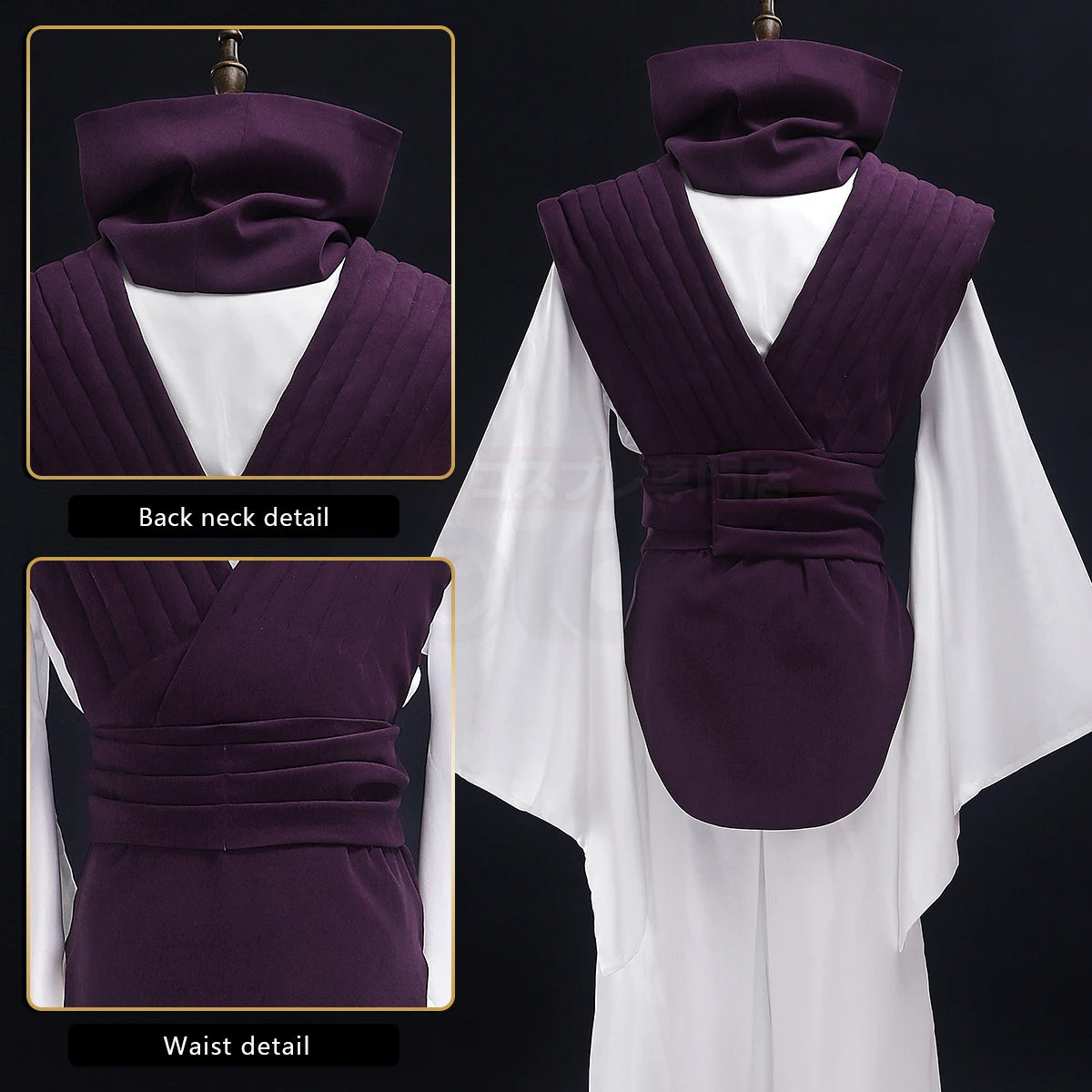 HOLOUN Jujutsu JJK Manga Anime Choso Cosplay Costume Purple Vest Neck Gaiter Belt White Elastic Pants Top Gift - Jujutsu Kaisen Merch - Free Shipping Buy Now