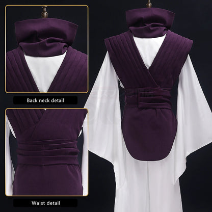 HOLOUN Jujutsu JJK Manga Anime Choso Cosplay Costume Purple Vest Neck Gaiter Belt White Elastic Pants Top Gift - Jujutsu Kaisen Merch - Free Shipping Buy Now