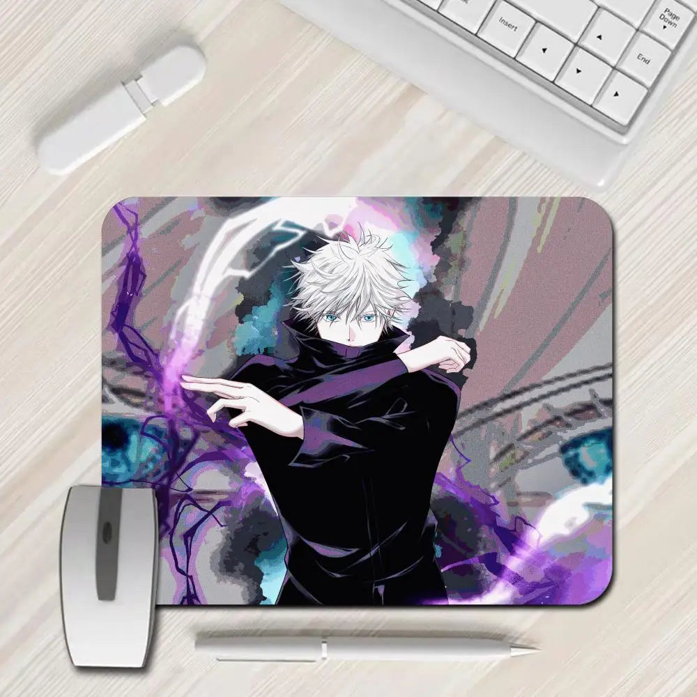 HYBXAXC 450x400mm Jujutsu Kaisen Gaming Mouse Pad XS Small Mousepad For PC Gamer Desktop Decoration Office Mouse Mat Deskmat Rug