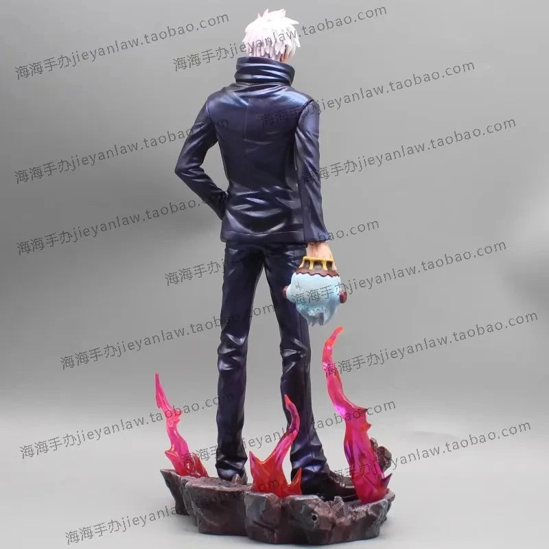 Jujutsu Kaisen Anime Figures Satoru Gojo Figure 2 Heads 2 Arms Action Figurine Statue Collection Ornament Model Christmas Gifts - Jujutsu Kaisen Merch - Free Shipping Buy Now