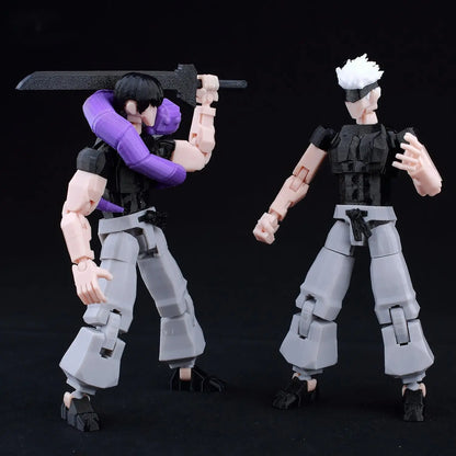 3d Printed Dummy13 Lucky 13 Anime Action Figures Jujutsu Kaisen Satoru Gojo Fushiguro Toji Cartoon Model Collectible Toys Gifts - Jujutsu Kaisen Merch - Free Shipping Buy Now