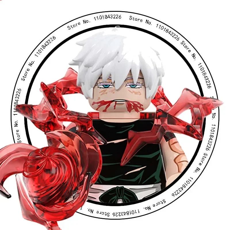 Jujutsu Kaisen Bleach Building Blocks Itadori Yuji Gojo Satoru Ryomen Sukuna Mini Action Figure Accessories Christmas Gifts