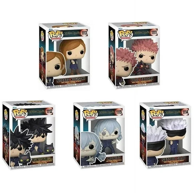 Funko POP Jujutsu Kaisen Megumi Fushiguro#1112 Kugisaki#1113#1884 Gojo#1114#1137#1885 Mahito#1115 Yuji#1163 Boys Girls Toys Gift