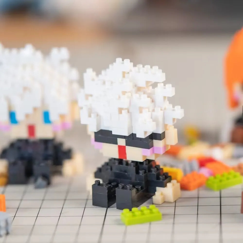 JX – Mini figurine Jujutsu, Micro bloc de construction, Kaisen Anmie, périphériques Gojo Satoru, bricolage, Statue d'épissure, poupée Fushiguro Megumi