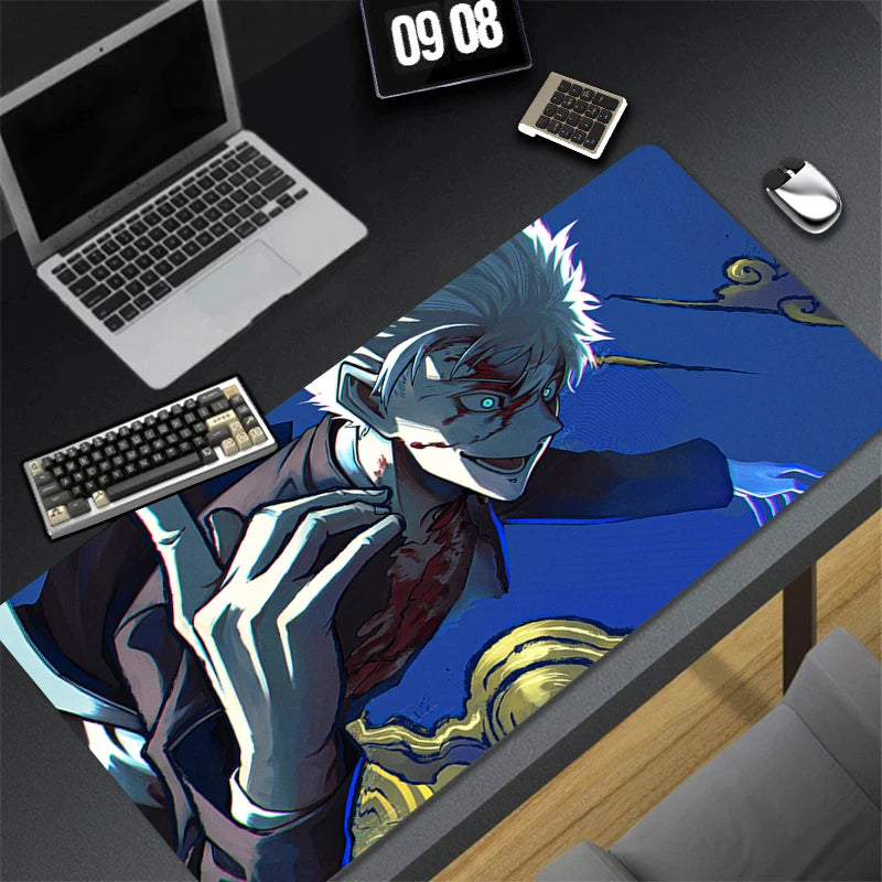 Japan Hot Anime Mouse Pad PC Cool Gaming Keyboard Rug XXL Jujutsu Kaisen Gojo Mousepad Laptop Extended Desk Mat New Gamer Carpet