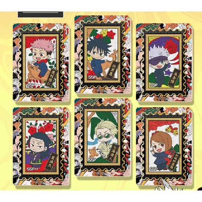 Cartes de collection Jujutsu Kaisen Fantasy Action Battle Anime Ryomen Sukuna Cartes de personnages Cadeaux de Noël préférés des enfants