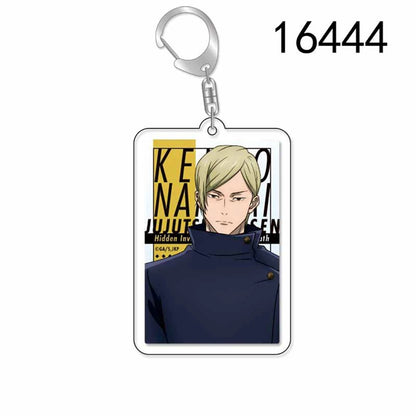 Porte-clés en acrylique Anime - Pendentif personnage de dessin animé Jujutsu Kaisen, adapté aux sacs et aux clés, cadeaux de cosplay, cadeau parfait pour les fans