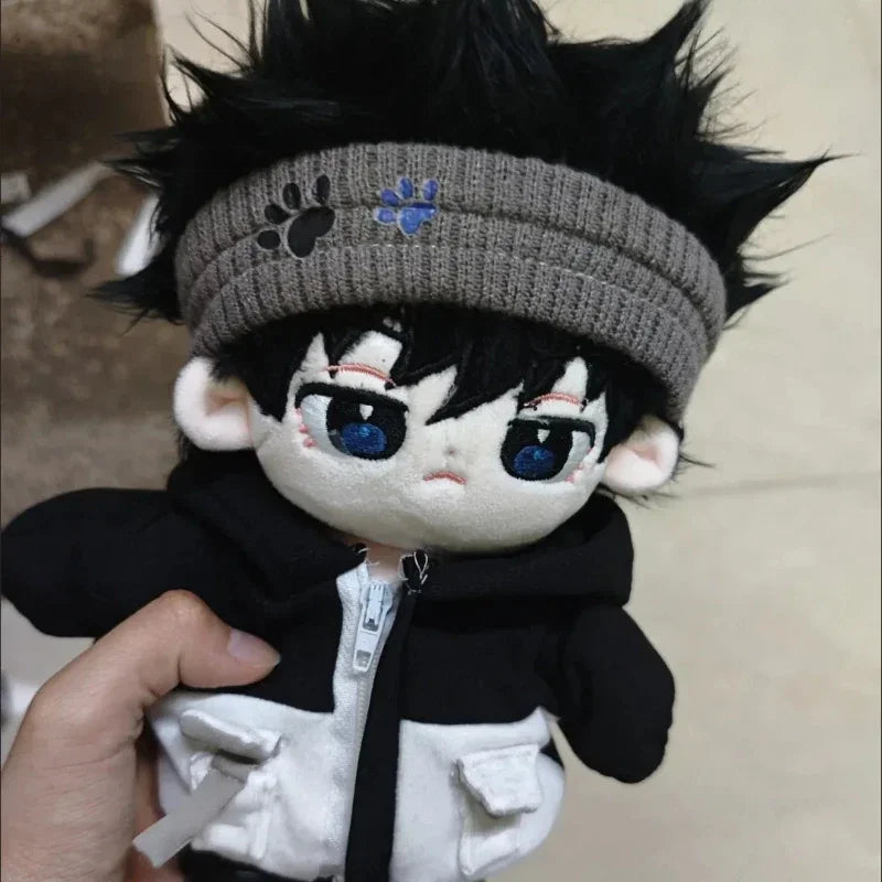 20cm Anime Jujutsu Kaisen Fushiguro Megumi Kawaii love live Cosplay Stuffed Plush Doll Cartoon Plushies Model Toy Figures Gifts - Jujutsu Kaisen Merch - Free Shipping Buy Now