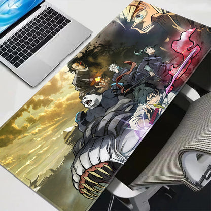 HD Anime Purple Mouse Pads Yuta Okkotsu Gaming Keyboard Rug Laptop Mousepad PC J-Jujutsu Kaisen Gamer Cabinet Extended Desk Mat