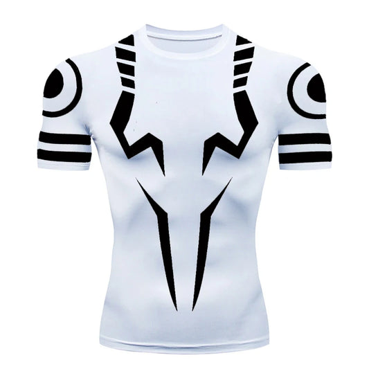 T-Shirt For Men Gym Graphic T Shirts Anime Jujutsu Kaisen 3D Print Compression Fitness Undershirt Tee Oversized Men Clothing Top - Jujutsu Kaisen Merch - Free Shipping Buy Now