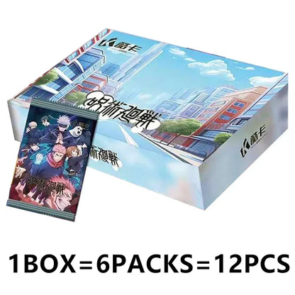 Genuine Jujutsu Kaisen Card Warlock Cards Gojo Satoru Fushiguro Megumi Itadori Yuji Cards Anime Peripheral Collection Cards Toy