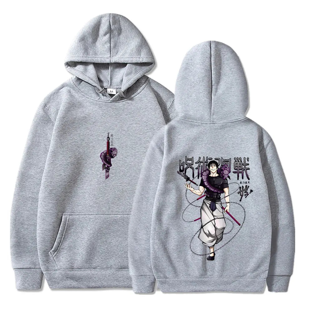Jujutsu Kaisen Anime Hoodies Women Fushiguro Toji Print Hooded Sweatshirts Hip Hop Streetwear Gothic Pullover Men's Clothing - Jujutsu Kaisen Merch - Free Shipping Buy Now