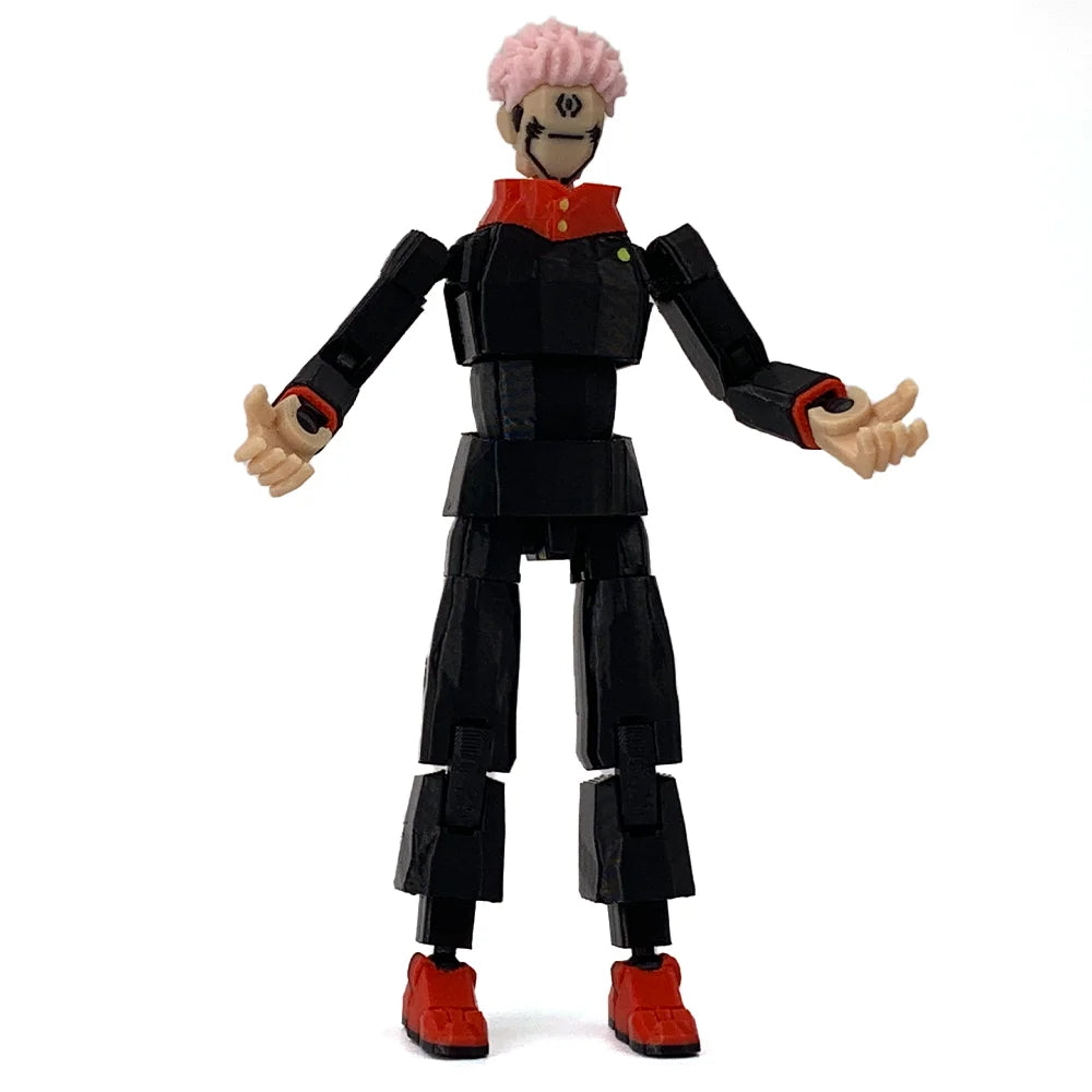 3D Printed Jujutsu Kaisen Ryomen Sukuna Anime Multi-Jointed Shapeshift Toys Action Figures Mannequin Model Ornaments Gifts - Jujutsu Kaisen Merch - Free Shipping Buy Now